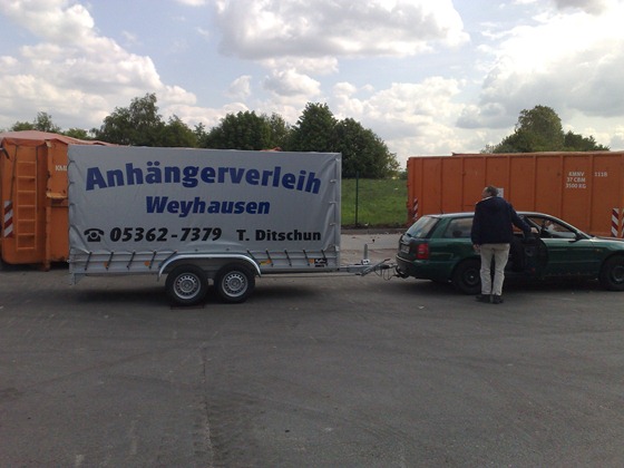 Audi A4 mit 2,2t Hänger