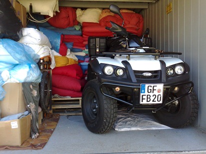 mein Parkplatz, paßt gerade noch