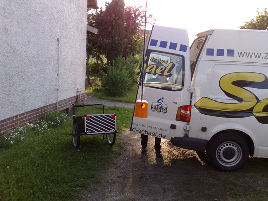 somit das Ende vom Fahrradgespann (2)