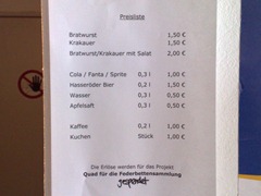 Preisliste Preisliste